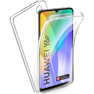 Huawei Y6P 360 Derece Kılıf Full Tam Koruma Ön Arka Şeffaf Kılıf