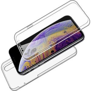 Apple iPhone x 360 Derece Kılıf Full Tam Koruma Ön Arka Şeffaf Kılıf