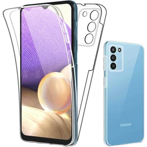 Samsung Galaxy A02S 360 Derece Kılıf Full Tam Koruma Ön Arka Şeffaf Kılıf