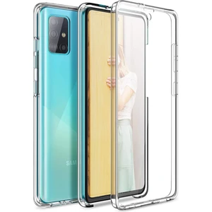 Samsung Galaxy A51 360 Derece Kılıf Full Tam Koruma Ön Arka Şeffaf Kılıf