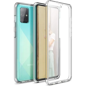 Samsung Galaxy A71 360 Derece Kılıf Full Tam Koruma Ön Arka Şeffaf Kılıf