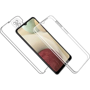Samsung Galaxy M12 360 Derece Kılıf Full Tam Koruma Ön Arka Şeffaf Kılıf