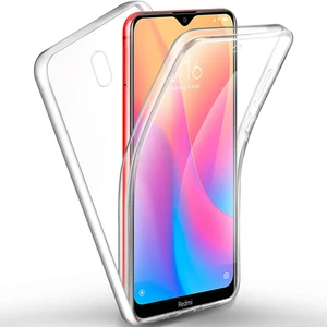 Xiaomi Redmi 8A 360 Derece Kılıf Full Tam Koruma Ön Arka Şeffaf Kılıf