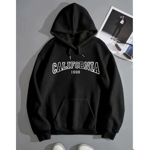 Sweatshirt Erkek Kullanıma Uygun Kapüşonlu ve Baskılı 2023 Sonbahar Kış