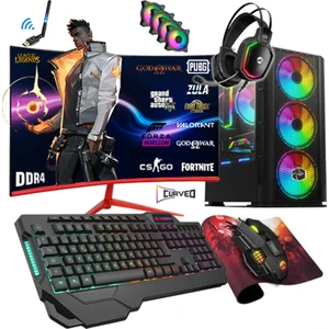 BSX35 Ryzen 5 3600 32GB 256GB Ssd+1tb HDD GTX1050TI 27" Oyuncu Masaüstü Bilgisayar