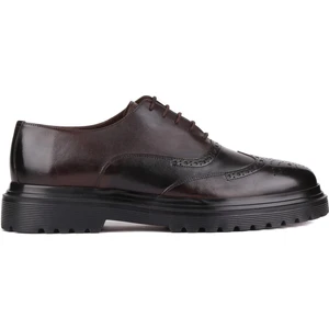 - Bordo Deri Bağcıklı Erkek Klasik Ayakkabı 250-400