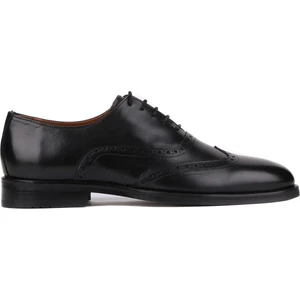 - Siyah Deri Bağcıklı Erkek Klasik Ayakkabı 250-450