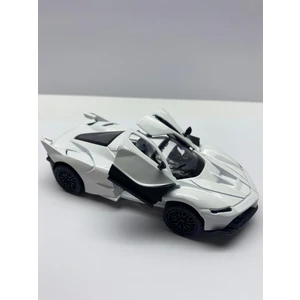 Oyuncak Araba Ferrari Sesli Işıklı Metal Diecast Çek Bırak Araç