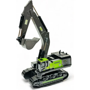 Metal Uçlu Kepçe Dozer Sürtmeli Ekskavatör Çocuk Mühendisliği Oyuncak
