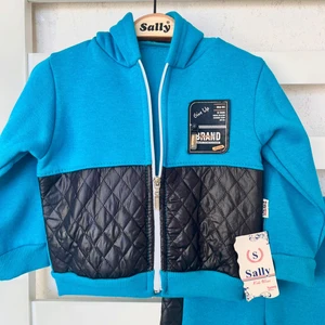 Sally Baby 3 Iplik Kışlık Içi Şardonlu,kapitone Detaylı,aksesuarlı,fermuarlı ,kapüşonlu Alt-Üst Takım