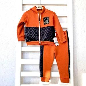 Sally Baby 3 Iplik Kışlık Içi Şardonlu,kapitone Detaylı,aksesuarlı,fermuarlı ,kapüşonlu Alt-Üst Takım
