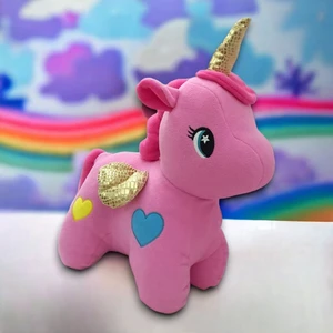 Mellito Toyzz Toyzz 50 cm Tek Boynuzlu At Unicorn Sevimli Pelus Oyuncak Uyku Arkadaşı
