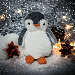 Mellito Toyzz Pingu Uyku Arkadasi ve 40 cm Sevimli Penguen Pelus Oyuncak
