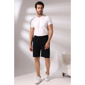 Erkek Geniş Şort 20576 Siyah