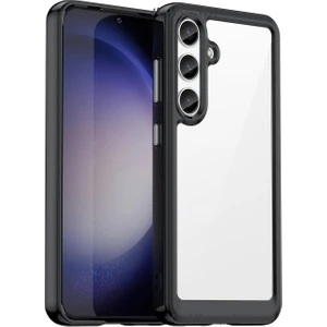 M.tk moveteck Samsung Galaxy S24 Plus Kılıf Kamera Korumalı Arkası Şeffaf