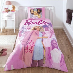 Lisanslı Tek Kişilik Nevresim Takımı Barbie Pink Power