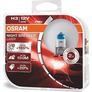 Ampul 12V H3 55W Night Breaker - Osram 64151NL-HCB