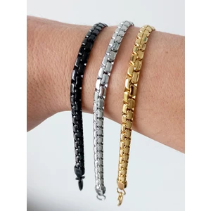 Erkek Hip Hop Çelik Bileklik (1 Adet)