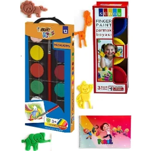 Art Picasso Sulu Boya, Parmak Boya Hediye Resim Defteri