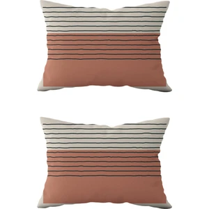 Çift Taraflı Dikdörtgen Kırlent Kılıf 2'li Ds7