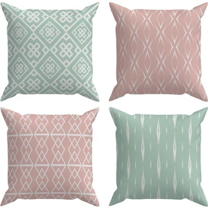 Ethnic 4'lü Kırlent Kılıf Ds7