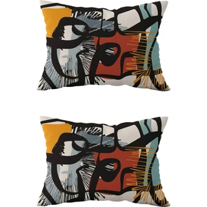 Çift Taraflı Dikdörtgen Kırlent Kılıf 2'li DS22