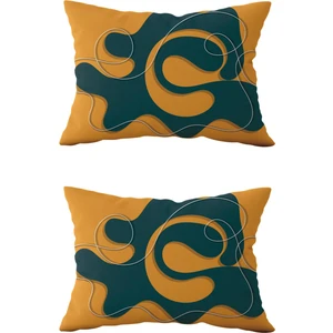 Çift Taraflı Dikdörtgen Kırlent Kılıf 2'li DS23