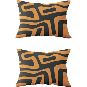 Çift Taraflı Dikdörtgen Kırlent Kılıf 2'li DS12