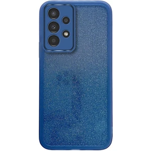 Samsung Galaxy A52S 5g Uyumlu Kılıf Zebana Işıltım Silikon Kılıf (Kamera Lens Korumalı) Açık Mavi