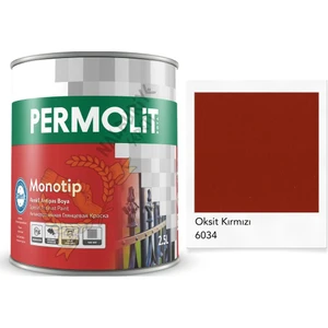 Monotip Astarlı Antipas Boya Oksit Kırmızı 0.75 Lt.