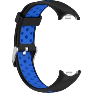 Xiaomi Smart Band 8 Silikon Izle Bandı Çift Renkli Ayarlanabilir Bilek Kayışı (Yurt Dışından)