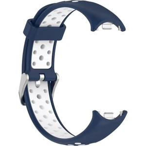 Xiaomi Smart Band 8 Silikon Izle Bandı Çift Renkli Ayarlanabilir Bilek Kayışı (Yurt Dışından)