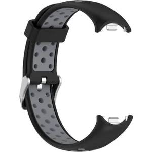 Xiaomi Smart Band 8 Silikon Izle Bandı Çift Renkli Ayarlanabilir Bilek Kayışı (Yurt Dışından)