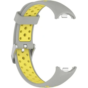 Xiaomi Smart Band 8 Silikon Izle Bandı Çift Renkli Ayarlanabilir Bilek Kayışı (Yurt Dışından)