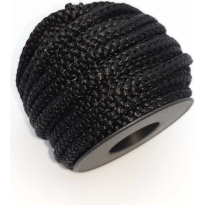 Siyah Renkte 6 mm Polyester 1.kalite Eşofman Kapşon Bağ Ipi (10 Mt)