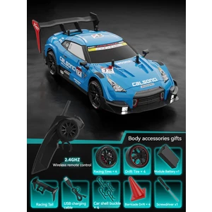 Çocuklar Rc Araba 4WD Rc Profesyonel Yüksek Hızlı Drift Yarışı (Yurt Dışından)