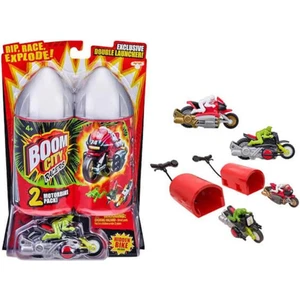 Giochi Preziosi Boom City Racers Motorsiklet 2'li Paket