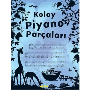 Kolay Piyano Parçaları (Ciltli)