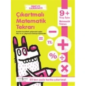 İş Bankası Kültür Yayınları - Ödeve Yardımcı Çıkartmalı Matematik Tekrarı 9+ yaş