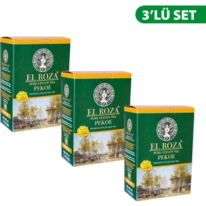 El Roza Premıum Pekoe Pure Ceylon Tea 400G*3ADET