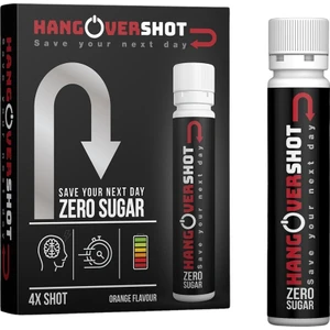 Hangover Shot Zero Sugar Save Your Next Day 4 x 25