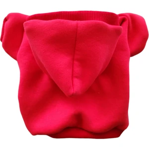 Kedi Köpek Kıyafeti Fuşya Polarlı Sweatshirt