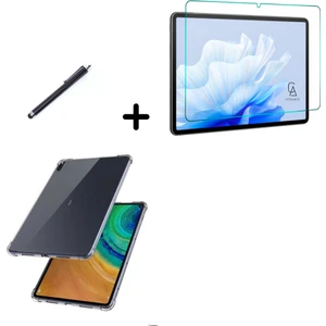 Huawei Matepad 10.4 Uyumlu Köşe Dolgulu Tablet Kılıfı Ekran Koruycu Kalem Seti