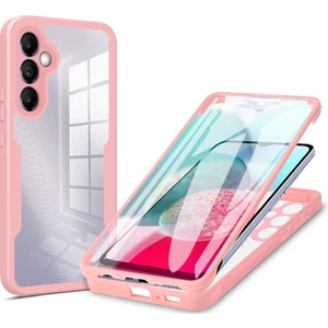 Seashell Digital Samsung Galaxy A34 5g Için Kamera Lens Koruma Kapağı Pet Screen Film-Pembe ile Temiz Akrilik+Tpu Telefon Kılıfı (Yurt Dışından)
