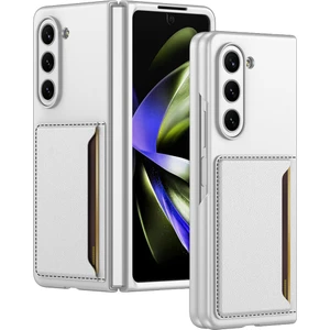 Seashell Digital Samsung Galaxy Z Fold5 5g Sert Pc Telefon Kılıf Kart Tutucu Ultra-Ince Kapak Silver Için Gkk (Yurt Dışından)