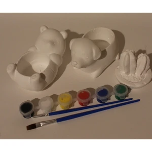 Cactus Garden Hobi Boyama Üçlü Set Panda Köpek ve Kaktüs Saksı