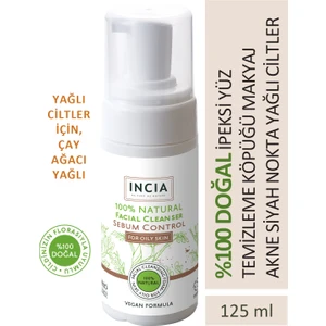 %100 Doğal İpeksi Yüz Temizleme Köpüğü Makyaj Akne Siyah Nokta Sivilce Yağlı Ciltler Vegan 125 ml