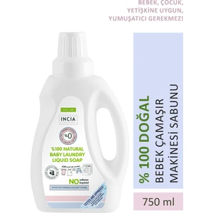 %100 Doğal Bebek Çamaşır Sabunu Bitkisel Deterjan Yumuşatıcılı Lavanta 750 ml