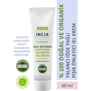 %100 Doğal Pişik Önleyici Jel Krem Organik Yalancı İğde Bakım Kremi Bitkisel 60 ml
