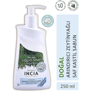 %100 Doğal Sıvı Kastil Sabunu Arındırıcı Zeytinyağlı 10 Bitkisel Değerli Yağ Vegan 250 ml